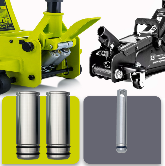 Домкрат підкатний гідравлічний 3т підйомник низькопрофільний Toolme TM007 - зображення 5