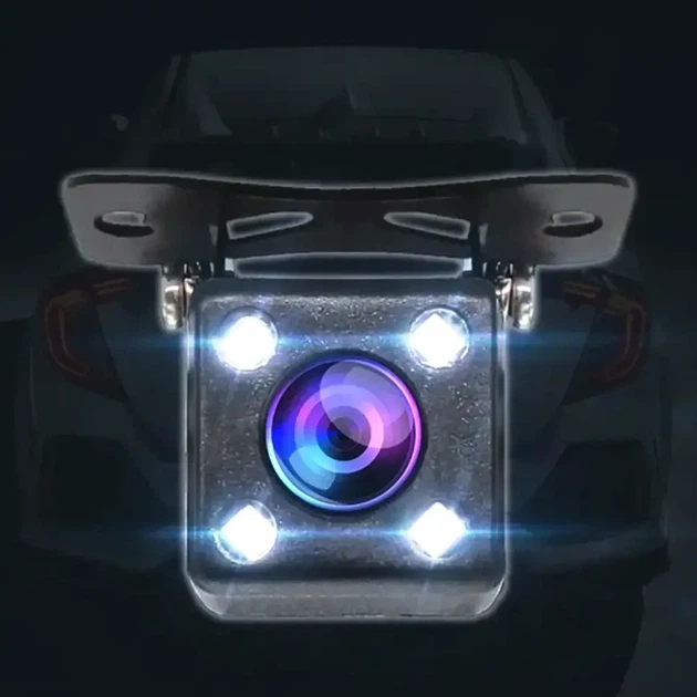 Камера заднего вида с подсветкой 4LED, HD, CAR CAM 707 - изображение 6