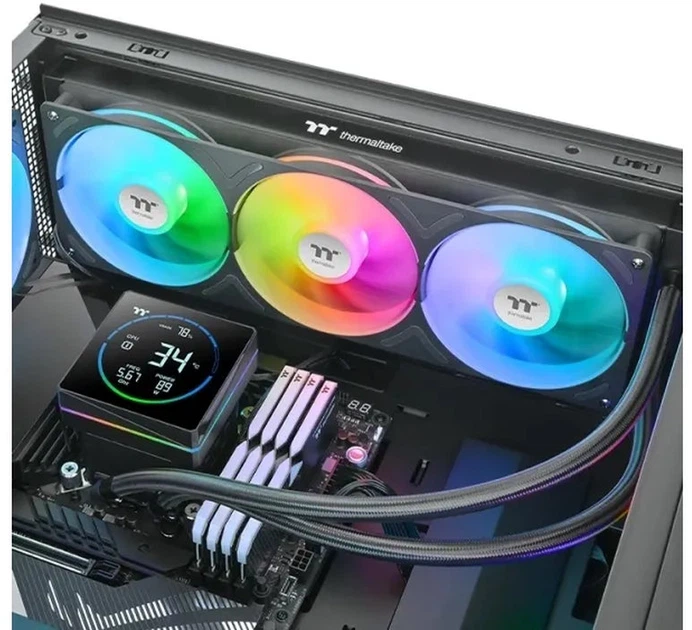 Система водяного охолодження Thermaltake TH360-S V3 ARGB Sync Black (CL-W470-PL12SW-A) - зображення 5