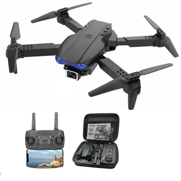 Мини-дрон E99 EVO квадрокоптер с камерой 4K и FPV, Дрон KIK RC E99 Pro с камерой 720P - изображение 3