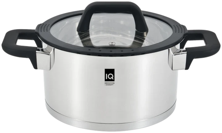 Каструля IQ Be Traditional 22 см (4.3 л) з кришкою - Фото 1 Каструля IQ Be Traditional 22 см (4.3 л) з кришкою - зображення 1