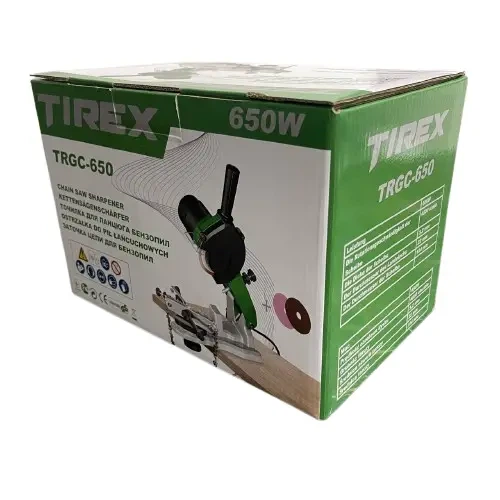 Станок для заточки цепи TIREX TRGC650 650 Вт для бензопилы - Фото 3 Станок для заточки цепи TIREX TRGC650 650 Вт для бензопилы - изображение 3