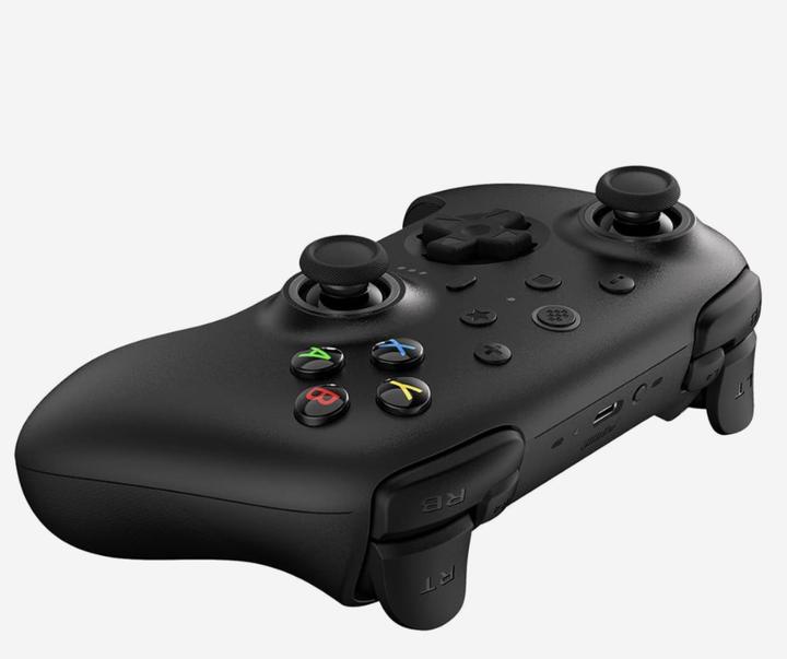 Геймпад 8BitDo Ultimate 2 Wireless 2.4G Black (RET00509) – беспроводной/проводной геймпад для PC и Android, Hall Effect, RGB, док-станция, Bluetooth, черный - Фото 4 Геймпад 8BitDo Ultimate 2 Wireless 2.4G Black (RET00509) – беспроводной/проводной геймпад для PC и Android, Hall Effect, RGB, док-станция, Bluetooth, черный - изображение 4