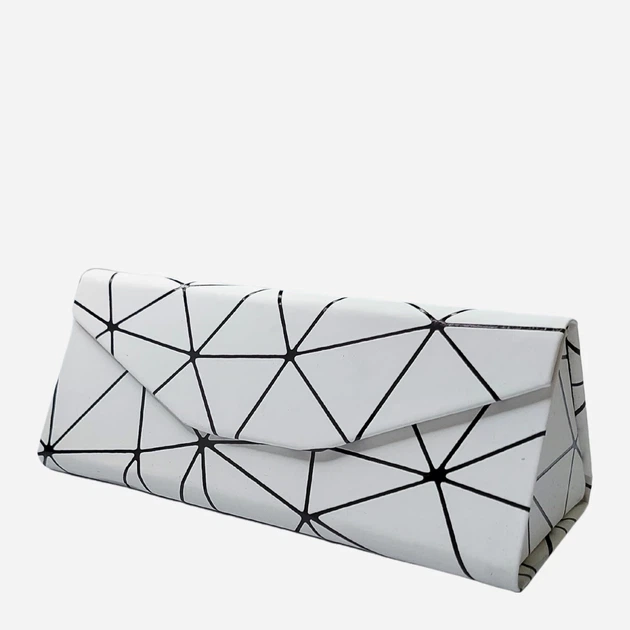 Футляр для очков Лео Белый/Чорный (ROZ6501004049) - Фото 1 Футляр для очков Лео Белый/Чорный (ROZ6501004049) - зображення 1