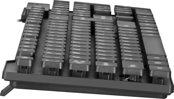 Клавиатура проводная Defender Element HB-190 USB ENG/RUS Black (45191) - Фото 2 Клавиатура проводная Defender Element HB-190 USB ENG/RUS Black (45191) - изображение 2
