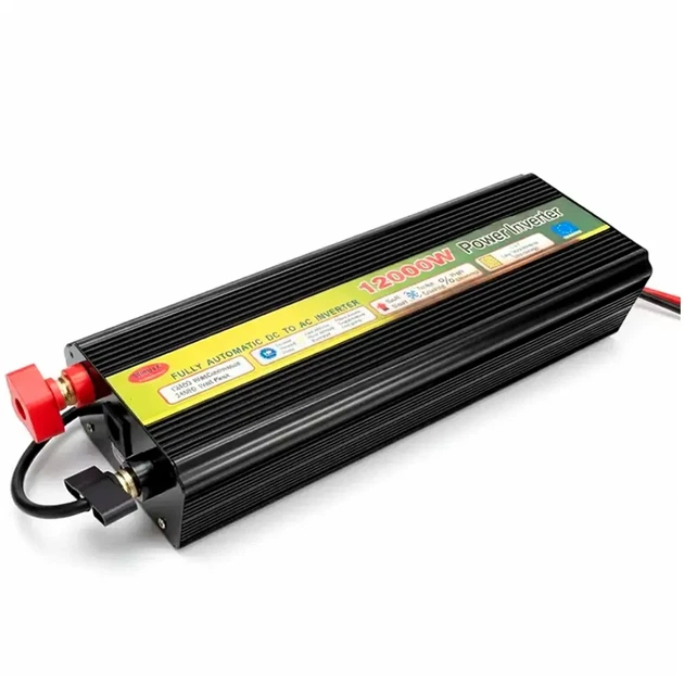 Инвертор 12000W 12V с модифицированной синусоидой черный для автономного энергоснабжения - Фото 3 Инвертор 12000W 12V с модифицированной синусоидой черный для автономного энергоснабжения - изображение 3