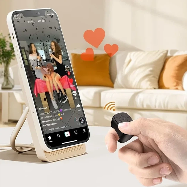 Пульт для телефона Bluetooth кільце керування камерою та сторінками - Фото 8 Пульт для телефона Bluetooth кільце керування камерою та сторінками - зображення 8
