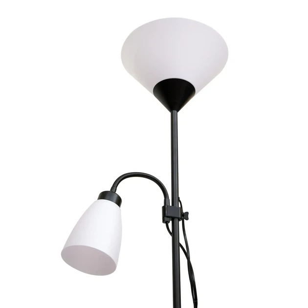 Торшер Bergs 1050-FL-2 Black 2хE27 - Фото 3 Торшер Bergs 1050-FL-2 Black 2хE27 - изображение 3