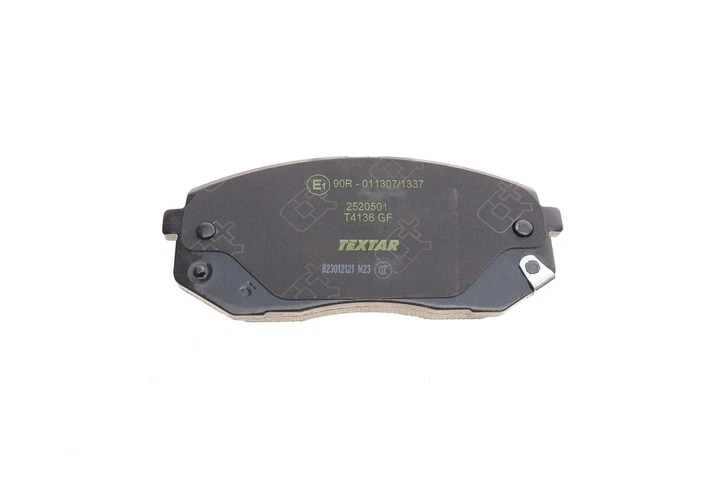 Комплект гальмівних колодок TEXTAR 2520501 KIA Sportage, Soul, Optima, Pro Ceed; Hyundai I40, Tucson, IX35, Sonata 58101C2A20, 58101CMA10, 58101D5A10 - изображение 4
