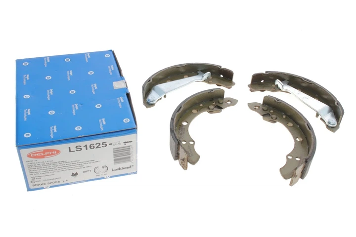 Колодки гальмові Delphi LS1625 Audi 80, A2; Volkswagen Vento, Polo, Golf, Jetta, Passat, Scirocco; Seat Cordoba, Ibiza, Toledo; Skoda Rapid, Roomster, Fabia, Felicia 007440071A, 007440071B, 007440077A - зображення 4