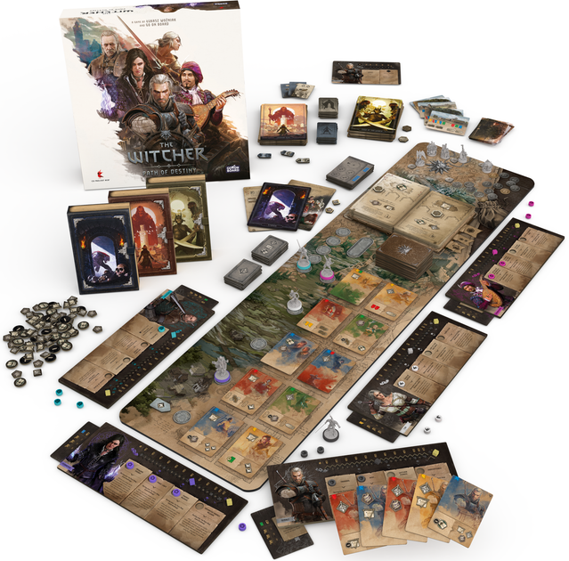 Gra planszowa Go on Board The Witcher: Path of Destiny - Core Game (Deluxe Edition) POD-1DE-EN (5905289601182) - obraz 4