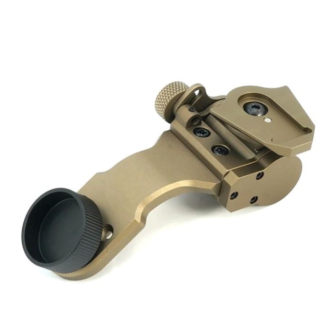 Комплект кріплень Sotac NVG Wilcox L4G24 + J-Arm для PVS-14 на шолом матеріал Метал Койот HDSYR_6200 - зображення 5