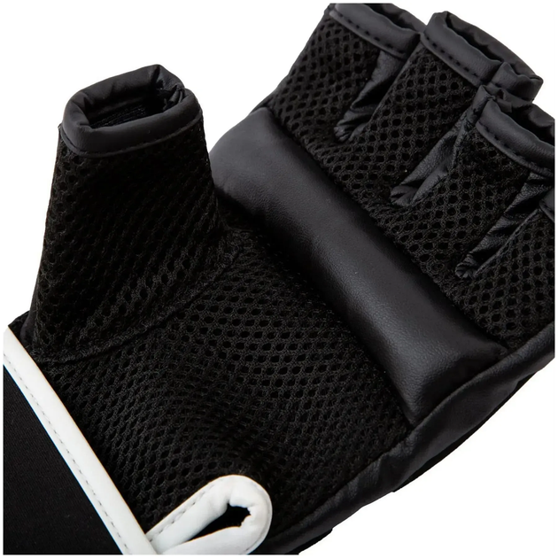 Рукавички для кікбоксингу EVERLAST CORE розмір L/XL,, чорно-білі - Фото 2 Рукавички для кікбоксингу EVERLAST CORE розмір L/XL,, чорно-білі - изображение 2