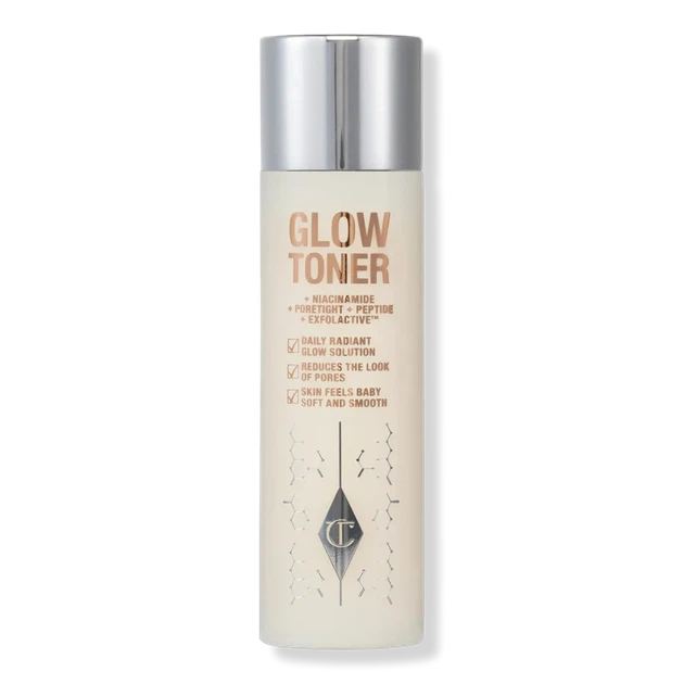 Безкислотний зволожуючий тонер з ніацинамідом Charlotte Tilbury Glow Toner 150 мл - Фото 1 Безкислотний зволожуючий тонер з ніацинамідом Charlotte Tilbury Glow Toner 150 мл - изображение 1