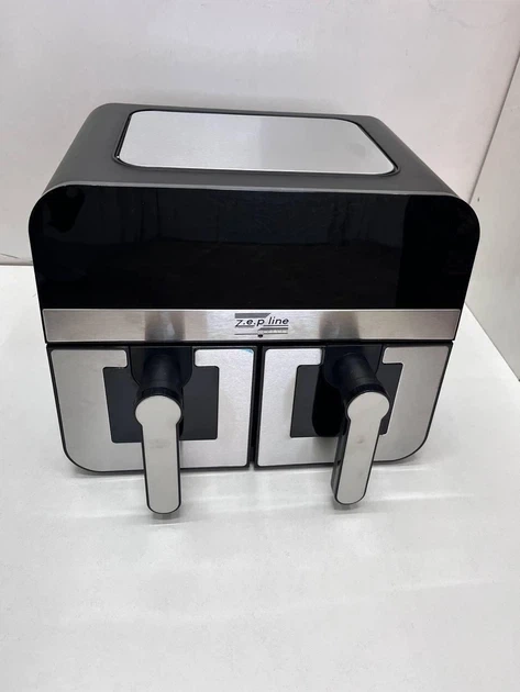 Аэрофритюрница двухкамерная Zepline ZP-0218 12 л 4200 Вт силиконовыми формами - изображение 6
