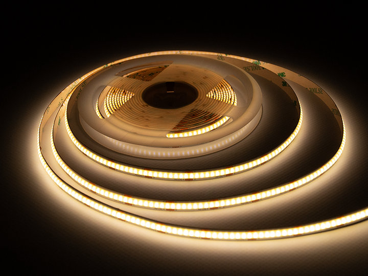 Світлодіодна стрічка MTK COB 320led-8mm-12V IP20 9W/m 2700-3500K (MTK-320WWСОВ-12 - Фото 2 Світлодіодна стрічка MTK COB 320led-8mm-12V IP20 9W/m 2700-3500K (MTK-320WWСОВ-12 - зображення 2