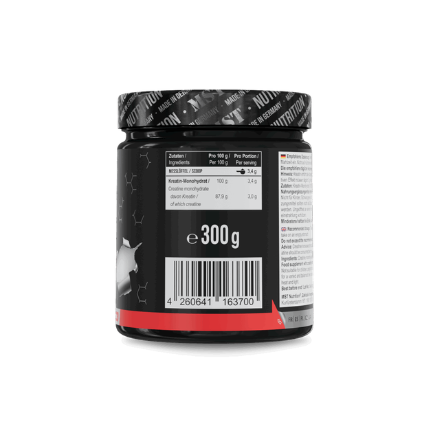 Креатин моногидрат MST Creatine monohydrate без вкуса 300 грамм, mst креатин моногидрат 300 грамм - изображение 3