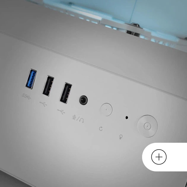 Корпус Mars Gaming MC-XO / без БП / ATX / Glass Side Panel / 1x120mm FRGB / USB 3.0 / Белый - изображение 6