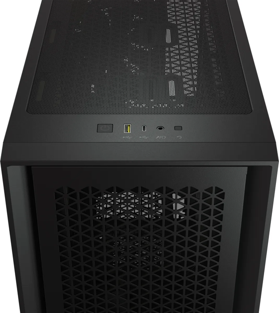 Корпус Corsair 4000D Airflow / Mid-Tower / Закаленное стекло / 2x120мм вентилятора / RapidRoute / USB Type-C / Черный - изображение 8