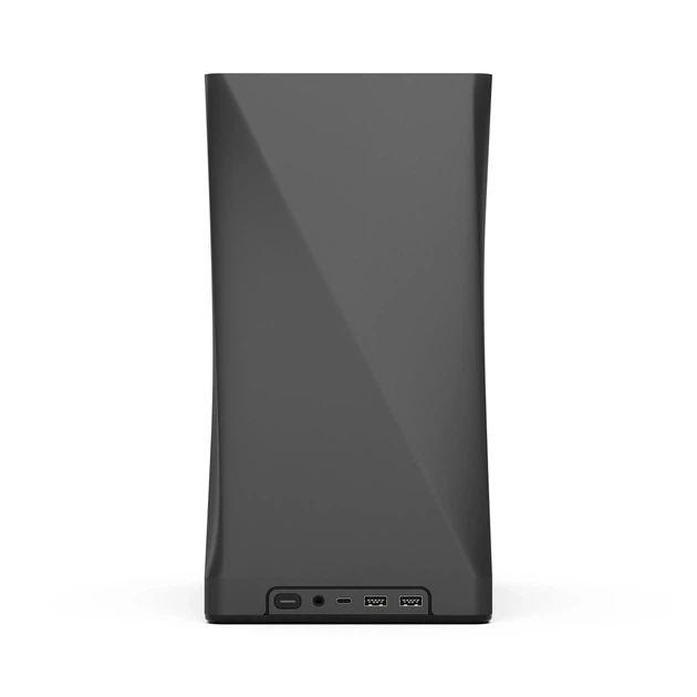 Корпус Fractal Design Era 2 / Mini-ITX / Small Form Factor / Алюминий и Орех / USB Type-C / Без БП / Черный - изображение 4
