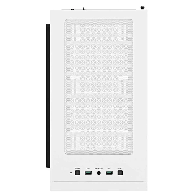 Корпус DeepCool MACUBE 110 WH / Micro-ATX / Mini-ITX / без БП / Стеклянная панель / Белый - изображение 5