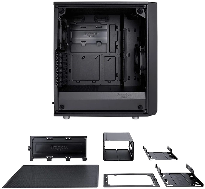 Корпус Fractal Design Meshify C / без БП / Черный - изображение 11