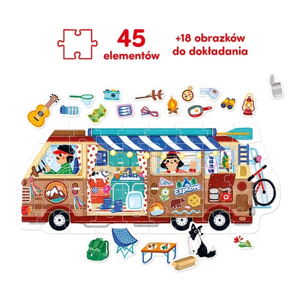 Puzzle CzuCzu Moto kamper 94492 (5902983494492) - obraz 2