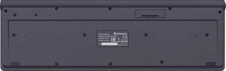Клавіатура бездротова Defender UltraMate SM-535 Black (45535) - зображення 7