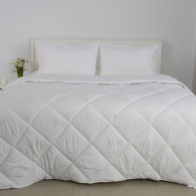 Одеяло полуторное 150×210 всесезонное теплое NATURE COTTON, антиаллергенное, хлопковое волокно, 350 г/м² (1-02577_00000) - изображение 2