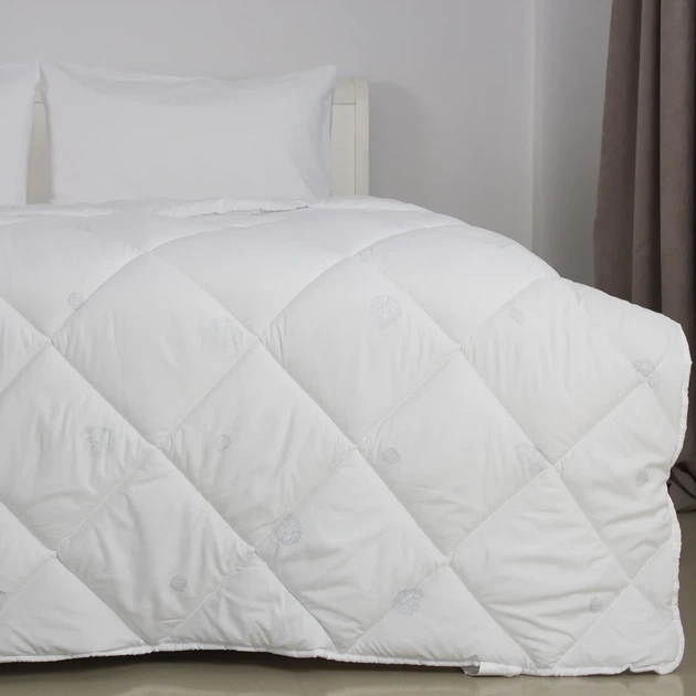 Одеяло полуторное 150×210 всесезонное теплое NATURE COTTON, антиаллергенное, хлопковое волокно, 350 г/м² (1-02577_00000) - изображение 3