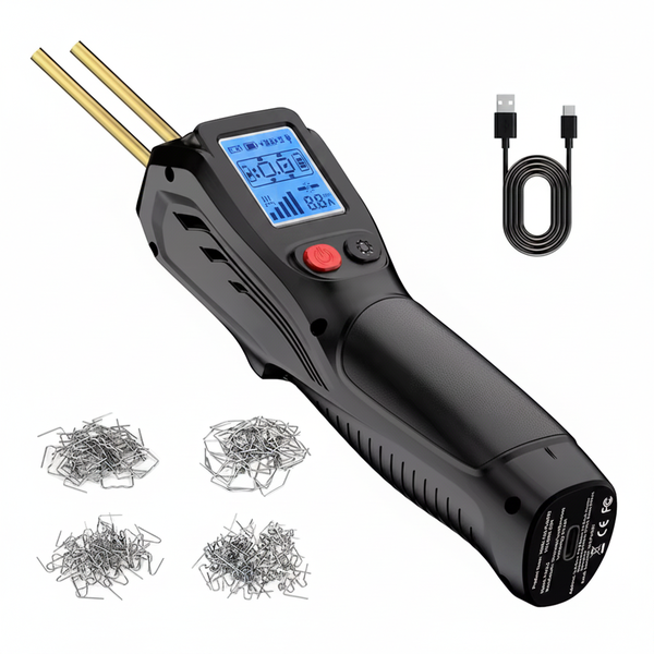 Паяльник для пластику RIAS PWG-2 500W LCD USB + 200 скоб Black (3_08204) - Фото 2 Паяльник для пластику RIAS PWG-2 500W LCD USB + 200 скоб Black (3_08204) - зображення 2