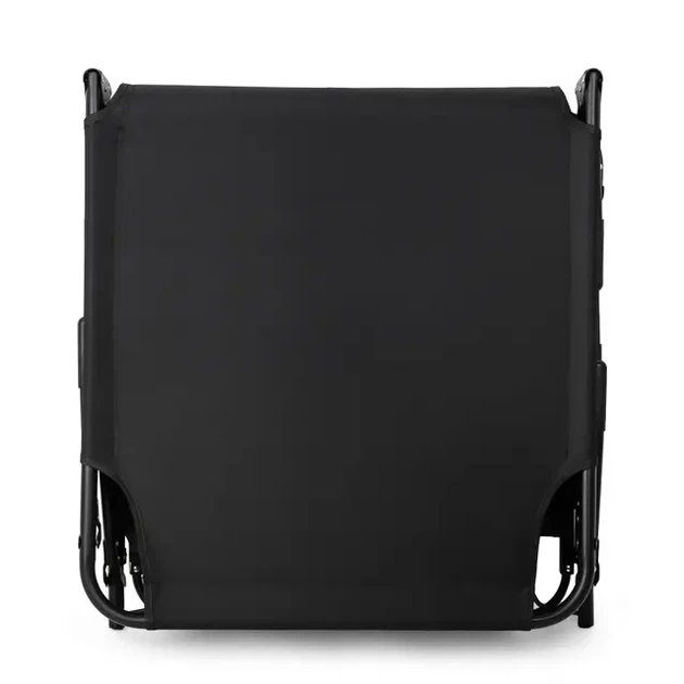 Розкладне ліжко Hedo Premium туристичне 68 x 193 x 30 см Чорне 96885 (5904041121609) - зображення 3