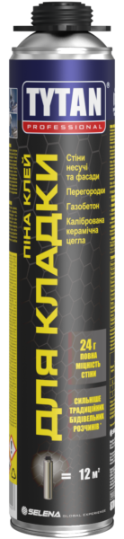 Піно-клей для кладки під пістолет Tytan 870 мл - зображення 2