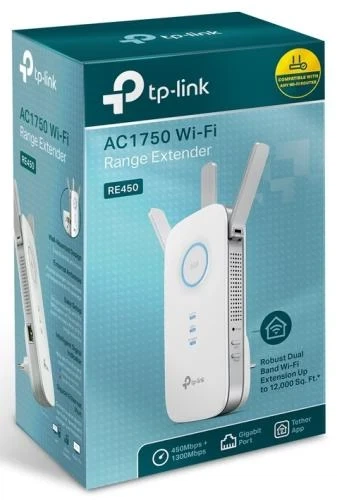 Точка доступа-усилитель TP-LINK RE450 Wi-Fi 802.11 ac/b/g/n, 1300Mb, 3 внешних антенны - изображение 4