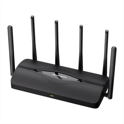 Роутер Mercusys MR37BE, Black, WiFi 7 - Фото 1 Роутер Mercusys MR37BE, Black, WiFi 7 - изображение 1