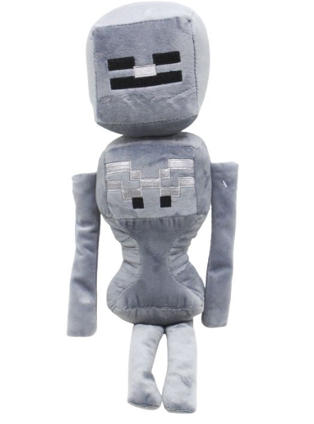 Мягкая игрушка Скелет Minecraft 30 см плюшевый персонаж Майнкрафт Nikopol серый - Фото 1 Мягкая игрушка Скелет Minecraft 30 см плюшевый персонаж Майнкрафт Nikopol серый - изображение 1