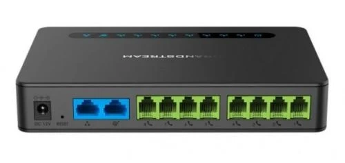 VoIP-Шлюз Grandstream HandyTone 818, 10/100/1000 BASE-TX, 2xRJ-45, 8xRJ-11(FXS) - Фото 2 VoIP-Шлюз Grandstream HandyTone 818, 10/100/1000 BASE-TX, 2xRJ-45, 8xRJ-11(FXS) - изображение 2