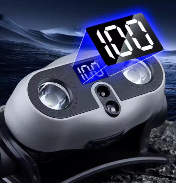 Налобний акумуляторний ліхтар PL-110L Червоне, Біле світло Sensor Type-C - зображення 4