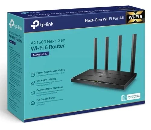 Роутер TP-LINK Archer AX12, Black - Фото 4 Роутер TP-LINK Archer AX12, Black - изображение 4