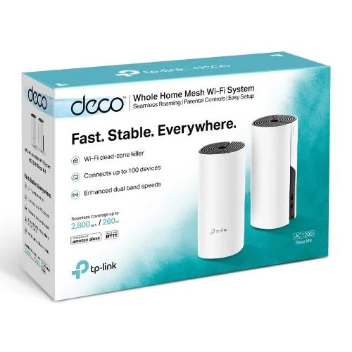 Беспроводная система Wi-Fi TP-LINK Deco M4 (2-pack), White - изображение 3