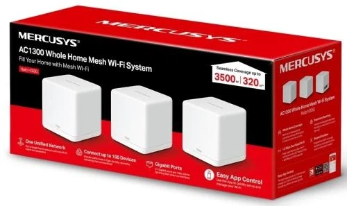 Беспроводная система Wi-Fi Mercusys Halo H30G (3-pack), White - Фото 3 Беспроводная система Wi-Fi Mercusys Halo H30G (3-pack), White - изображение 3
