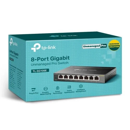 Коммутатор TP-LINK TL-SG108E, управляемый - Фото 4 Коммутатор TP-LINK TL-SG108E, управляемый - изображение 4