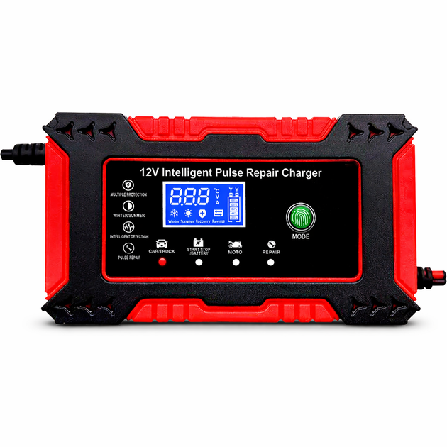 Зарядное устройство для аккумулятора RIAS JMD-6 12V 6A с дисплеем Black-Red (3_08181) - Фото 3 Зарядное устройство для аккумулятора RIAS JMD-6 12V 6A с дисплеем Black-Red (3_08181) - изображение 3