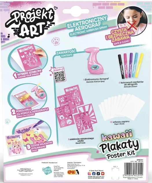 Zestaw kreatywny Epee Poster Kit: Kreatywny Zestaw do Tworzenia Plakatów (EP60701) (5905896607010) - obraz 8