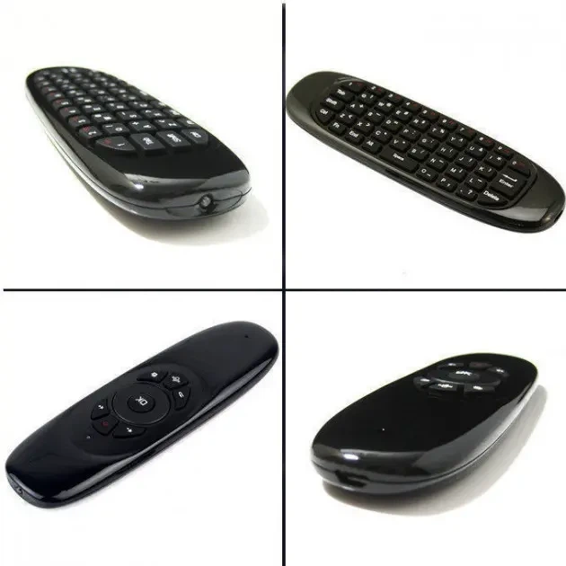 Аеромиш з клавіатурою (пульт з гіроскопом) Air Mouse GTM I8 C120 Black - зображення 6
