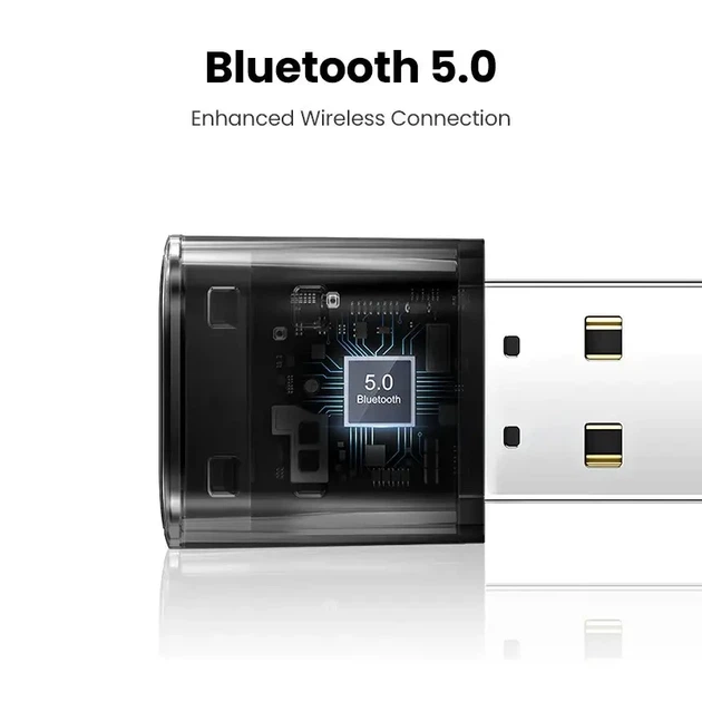 Адаптер UGREEN CM390 USB Bluetooth 5.0 Adapter (UGR-80889) - Фото 8 Адаптер UGREEN CM390 USB Bluetooth 5.0 Adapter (UGR-80889) - зображення 8