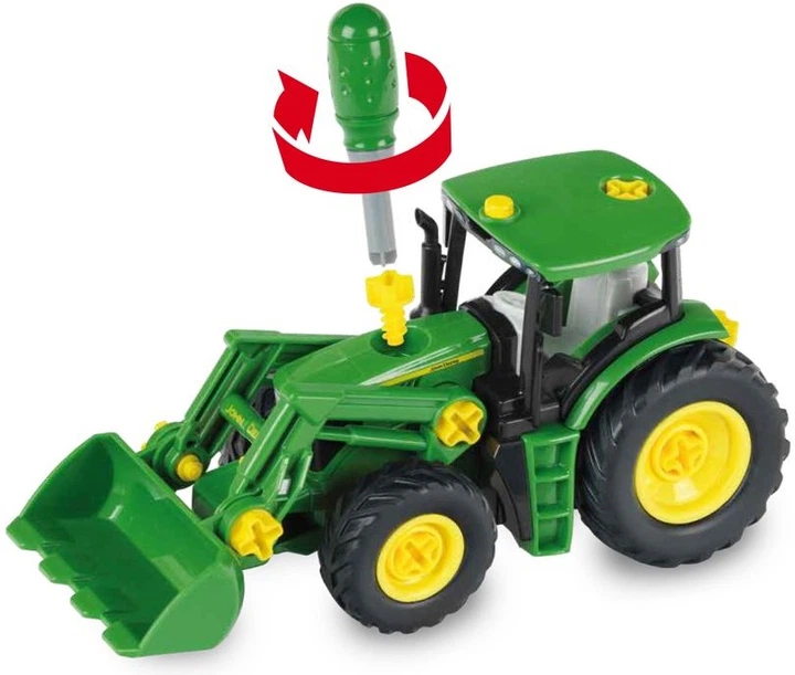 Трактор для складання Klein John Deere з двома причепами 3906 (4009847039163) - зображення 4