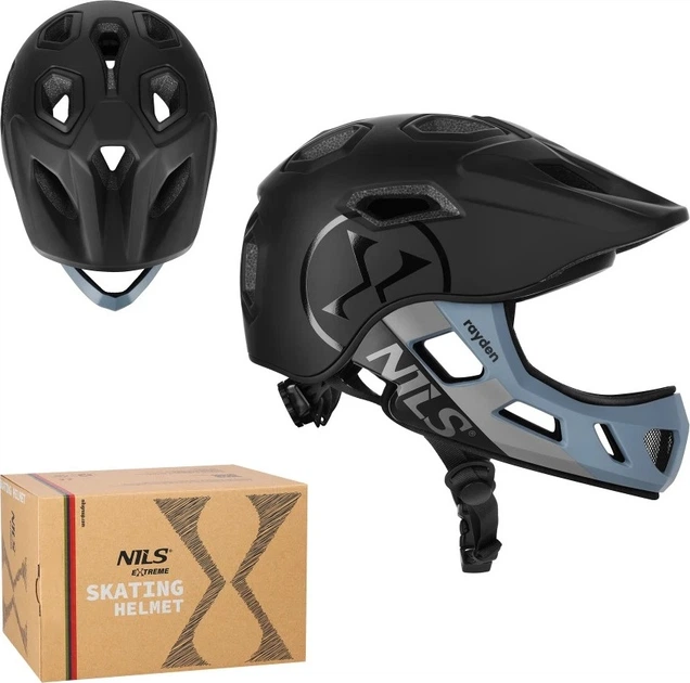 Kask Nils Extreme MT401 Rayden Full Face z Odpinaną Szczęką XS 48-53 cm (5908261688744) - obraz 2