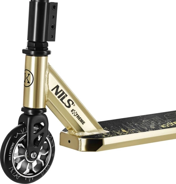 Самокат Nils Extreme Флуоресцентний Lion HS155 Золотий (5905504100131) - зображення 2