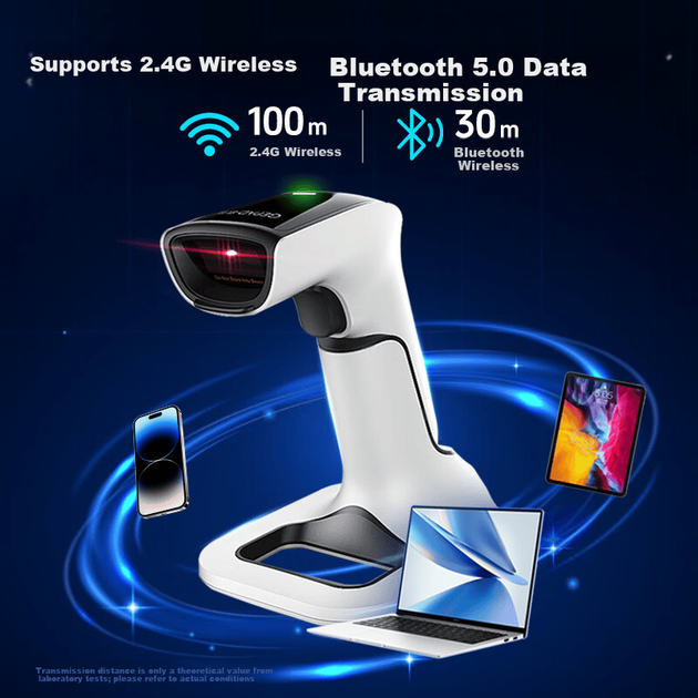 Сканер штрих-кодов Gopai SK-5020 беспроводной Bluetooth с зарядной базой - изображение 4